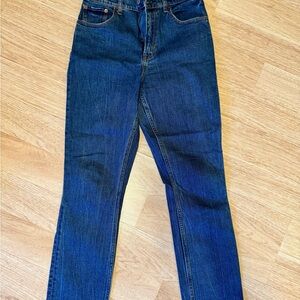 Abercrombie 90’s slim straight ultra high rise
